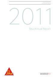 Sika Annual Report - Annual Report 2012 - Sika Group