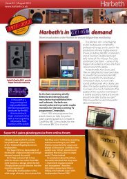 Harbeth's in demand - Harbeth Loudspeakers