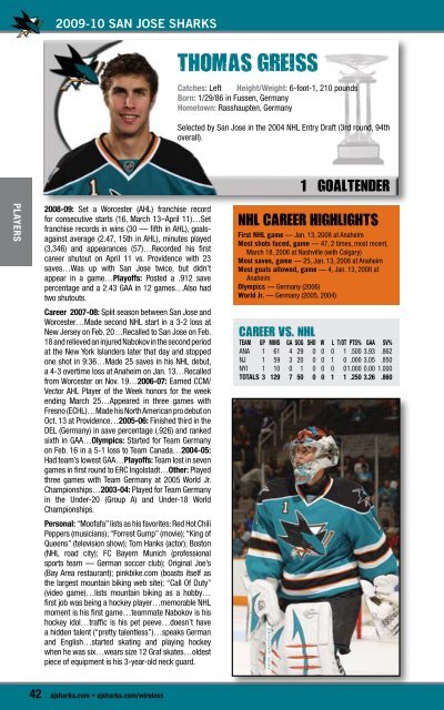 San Jose Sharks - NHL.com