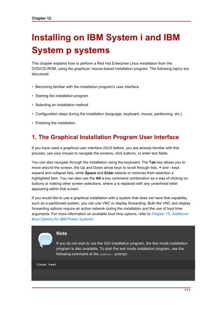 Red Hat Enterprise Linux Installation Guide 5.2 - linux.meuhobby.com