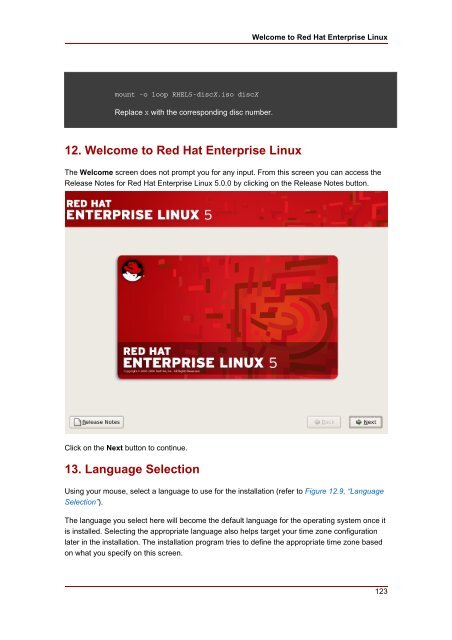 Red Hat Enterprise Linux Installation Guide 5.2 - linux.meuhobby.com