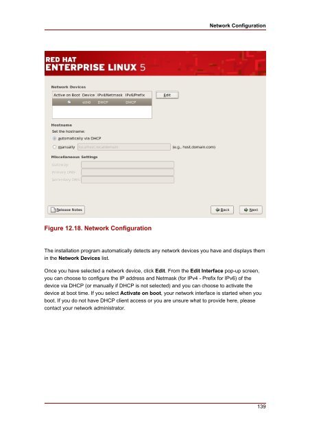 Red Hat Enterprise Linux Installation Guide 5.2 - linux.meuhobby.com