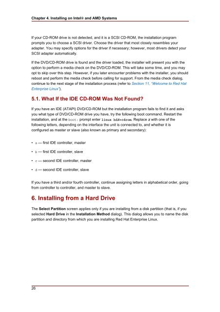 Red Hat Enterprise Linux Installation Guide 5.2 - linux.meuhobby.com