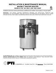 installation & maintenance manual maxim 3 - Pvi.com