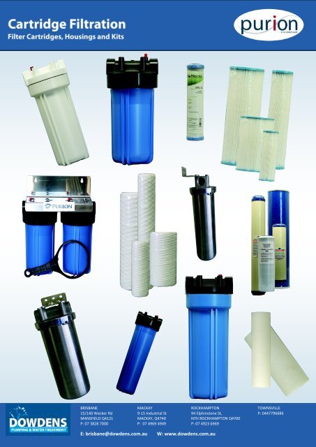 Cartridge Filters and housing Brochures