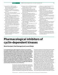 Pharmacological inhibitors of cyclin-dependent kinases