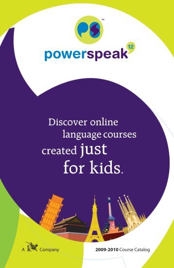 Download the powerspeaK¹² Catalog - K12.com