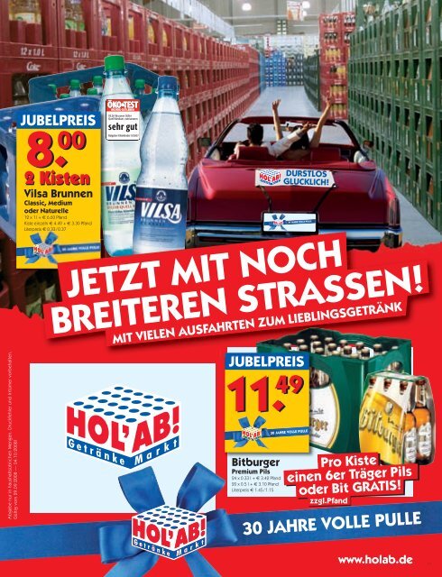 BREITEREN STRASSEN! JETZT MIT NOCH - Hol ab!