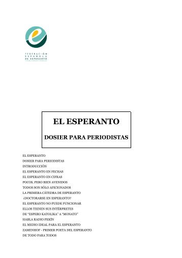 en pdf - FederaciÃ³n EspaÃ±ola de Esperanto