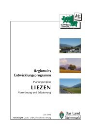 Verordnung und ErlÃ¤uterungsbericht - Raumplanung Steiermark