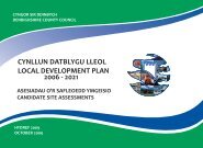 Report - Denbighshire Local Development Plan