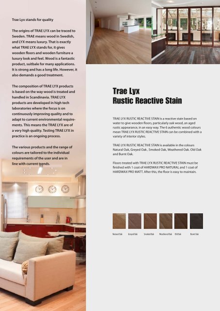 The standard for wooden floors