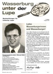 Lupe, Januar 1996, Bürgermeisterkandidat ... - SPD-Wasserburg
