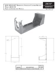 Manual for QUIC-RELEASE Horizontal Strapless ... - Ziamatic Corp