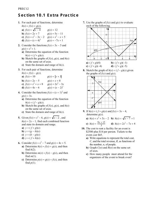 Unit 10 Extra Practice