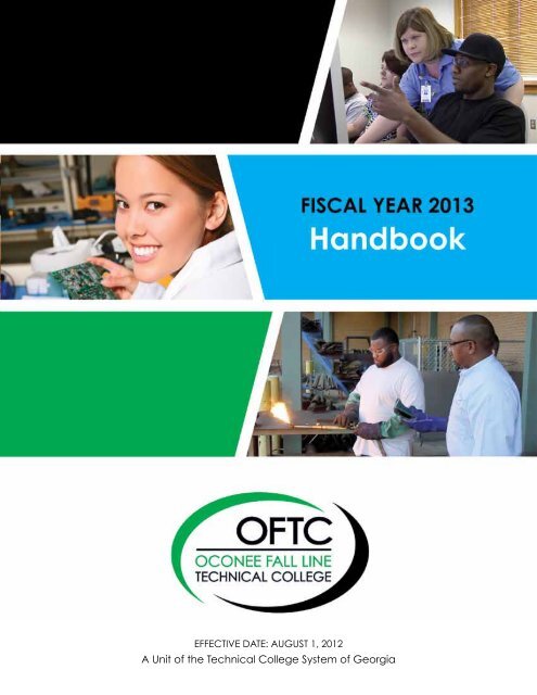 Oftc Fy13 Handbook A Unit Of The Technical College Oftc Edu