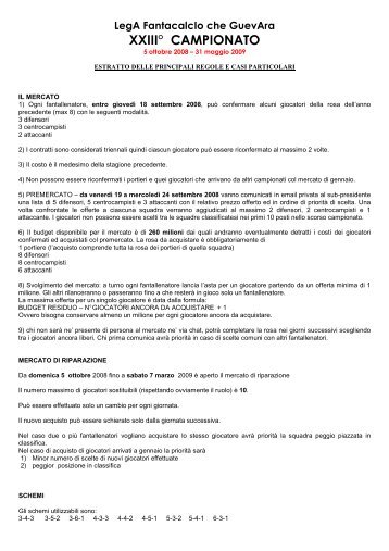 XXIIIÂ° CAMPIONATO - FreeForumZone