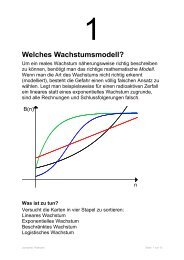 Lernzirkel Wachstum