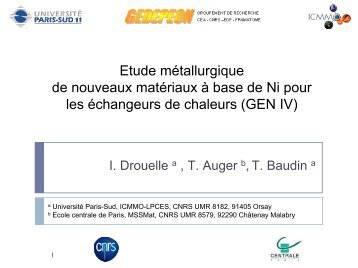 Etude du soudage par diffusion des panneaux des Ã©changeurs de ...