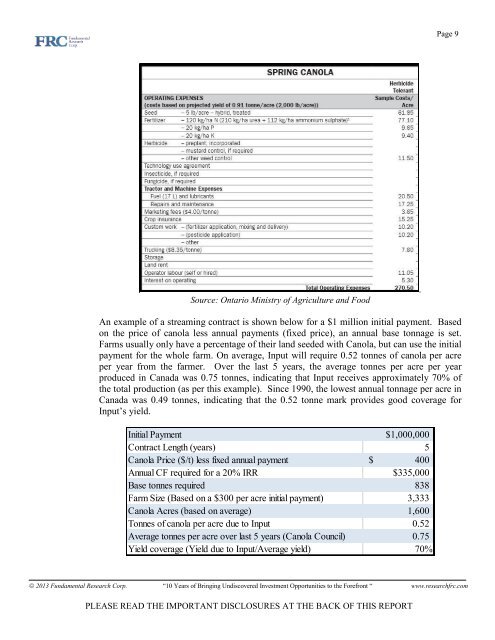 Input Capital (TSXV: INP) â Initiating Coverage - First ... - Baystreet.ca