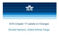 IATA Chapter 17 Update on Changes Donald ... - Worldtek Travel