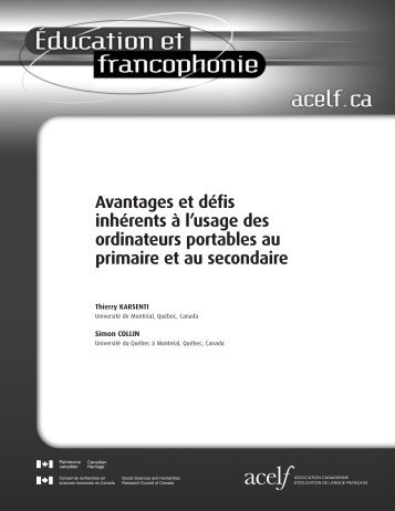 Article complet (pdf) - acelf
