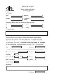 Contrat De Location 2012 13 Villars Sur Glane