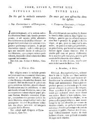 De his qui in ecclesiis manumit- tuntur. - Histoire du droit