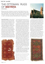 Articol HALI 160:Layout 1 - Antique Ottoman Rugs in Transylvania