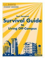 to Living Off-Campus - UC Davis Student Housing