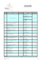 Liste des marchÃ©s attribuÃ©s en 2010 - Port autonome de strasbourg