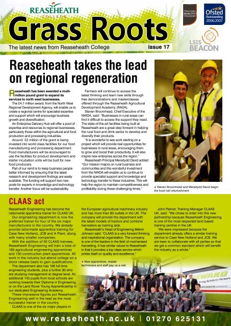 GrassRoots Edition 17 - Reaseheath College