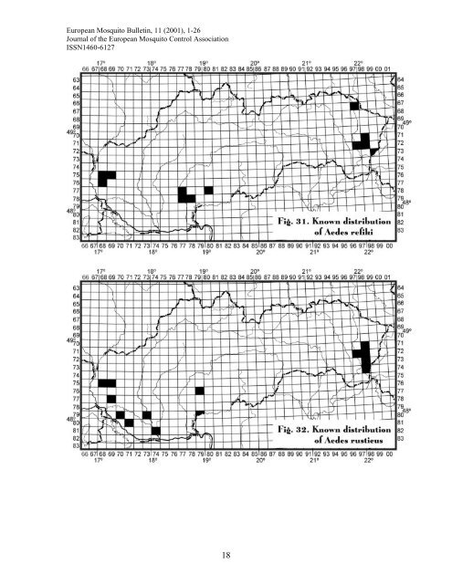 1 Mosquitoes (Diptera, Culicidae) of Slovakia II - European Mosquito ...