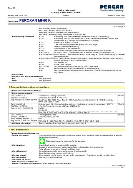 PEROXAN MI-60 K - Pergan GmbH