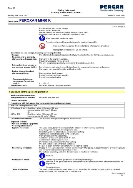 PEROXAN MI-60 K - Pergan GmbH