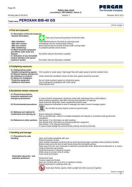 PEROXAN BIB-40 GS - Pergan GmbH