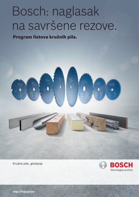 BOSCH Program listova kružnih pila