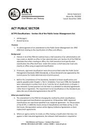 Classifications and Section 56 of the Public Sector Management Act