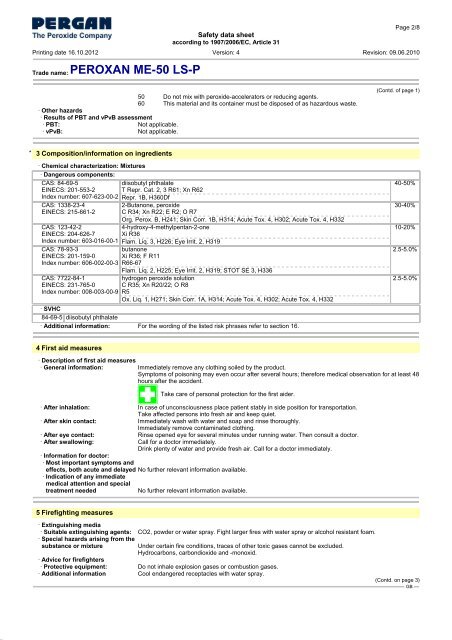 PEROXAN ME-50 LS-P - Pergan GmbH