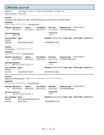 Offentleg journal 04 05-07 2013.pdf - Helse FÃ¸rde