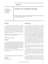 Celulitis tras mordedura de gato - Seq.es