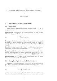 Chapitre 6: Opérateurs de Hilbert-Schmidt. - lmpt