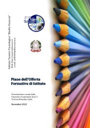 Piano dell'Offerta Formativa di Istituto - Itisfocaccia.it