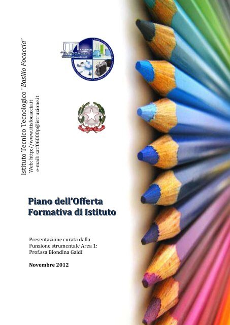 Piano dell'Offerta Formativa di Istituto - Itisfocaccia.it