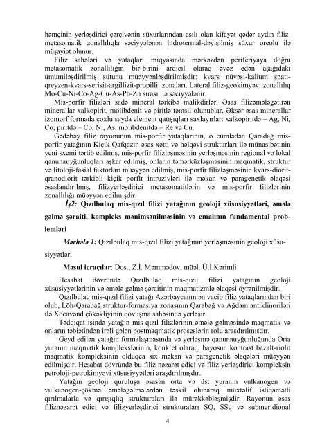 dos. A.Ä°. Xasayev Â« ___ Â» ______ 2009 - BakÄ± DÃ¶vlÉt Universiteti