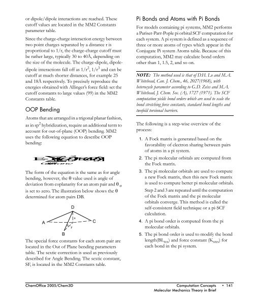 Chem3D Users Manual - CambridgeSoft