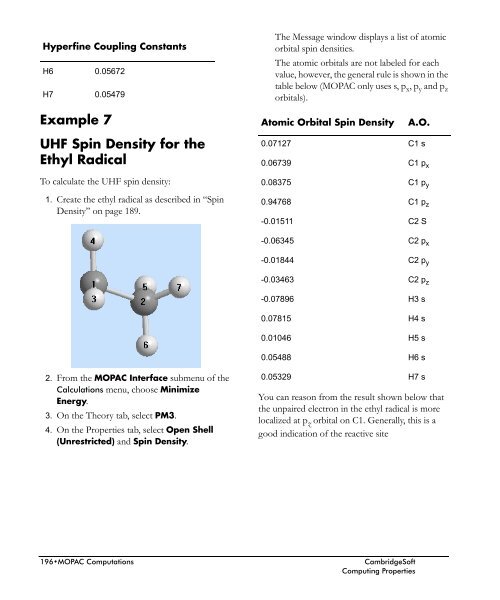 Chem3D Users Manual - CambridgeSoft