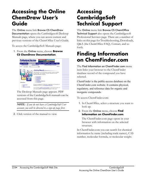 Chem3D Users Manual - CambridgeSoft