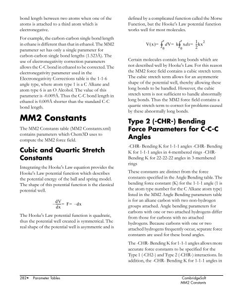 Chem3D Users Manual - CambridgeSoft