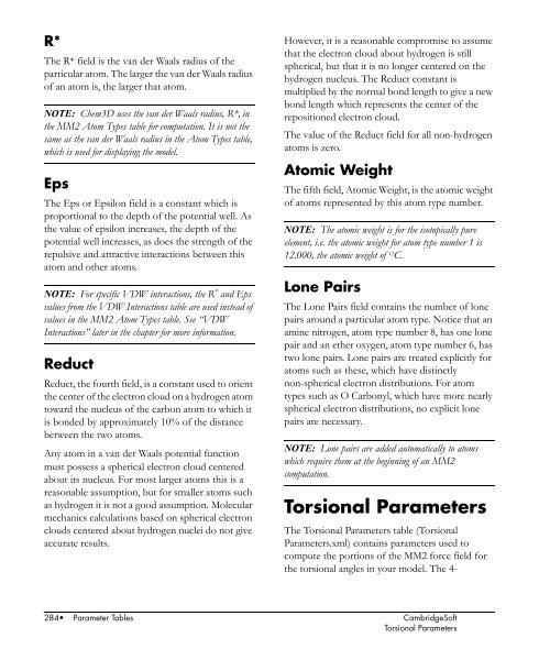 Chem3D Users Manual - CambridgeSoft